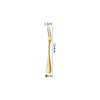 Cuchillo Occidental, Tenedor y Cuchara 1010 Oro Acero Inoxidable Vajilla Cuchara para Remover Café Pala para Pastel Juego de Cuchillo y Tenedor para Bistec de Hotel