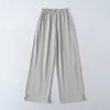 25 Pantalones Casuales Drapeados Nuevos Versátiles para Senderismo Deportes Pierna Ancha Favorecedores de la Figura Estilo Puro Deseo Europeo y Americano