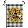Venda Quente na Amazon Nova Bandeira de Jardim de Outono Ação de Graças Halloween Folha de Bordo Abóbora Festival Bandeira Fabricantes