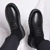 Sapatos Masculinos Verão Respiráveis Novos Couro Macio Negócios Vestido Sola Macia Sapatos de Couro Masculino Casual de Negócios Tênis de Lona para Homens