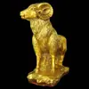 Adorno de Oveja de Latón Doce Animales del Zodíaco Oveja Entrada del Hogar Sala de Estar Oficina Tres Yang Kaitai Artesanías