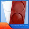 Em estoque atacado 2 cavidades molde de silicone para bolo disco chocolate biscoito molde DIY molde bolo da lua assadeira