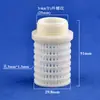 Filtro de acero inoxidable con rosca exterior de plástico, cubierta de malla absorbente de agua, cabezal absorbente de agua con rosca exterior de acero inoxidable, cabezal de filtro con rosca exterior
