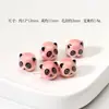 Miel Rosa Corazón Cerámica Cuentas Calabaza Cuentas Tulipán Lluvia Mariposa Pulsera Collar de Cuentas DIY Accesorios Hechos a Mano