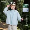 Jaqueta corta-vento infantil para atividades ao ar livre, Nova Coleção Outono 2026, Roupa infantil, Jaqueta de outono para crianças maiores para trilhas, Casaco de outono infantil