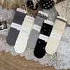Calcetines Holgados Nuevos Estilos para Otoño e Invierno Todo en Uno, Calcetines Largos Grises Estilo Japonés y Coreano, Calcetines Lisos de Encaje de Tubo Recto para Estudiantes