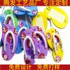 Suministro regalo publicitario creativo bolsa de viaje para equipaje etiqueta de zapatillas de silicona flip flops de goma blanda de PVC equipaje