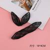 Encaje Calado Orejas de Conejo Cinta DIY Accesorios para el Cabello Material para Ropa Accesorios Regalo Ramo Embalaje Cinta Joyería