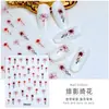 Novos Adesivos de Unha Jelly para Nail Art DIY Borboleta Branca Pequenos Adesivos Coração com Folha de Ouro em Relevo Adesivos para Unhas