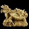 Tortuga de Cobre Puro con Nueve Crías Tortuga Dragón de Cobre Tortuga Madre e Hija Tortuga Dragón de Cobre Oficina Hogar Artesanía Joyería
