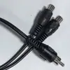 Cabo Adaptador de Áudio 0,25M Macho RCA para Dois Fêmeas RCA