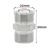 Manguera de Agua para Lavadora de Coches de Alta Presión Conector Rápido 22*1.5/14*1.5 Conector de Rosca Conector de Extensión para Reparación de Máquinas de Limpieza Doméstica