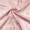 2023 novo tecido jacquard de seda artificial rosa grão escuro cetim drapeado qipao chinês melhorado tecido de vestuário