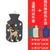 Bolsa de agua caliente de tamaño pequeño, con inyección de agua, de peluche, para niños, con relleno de agua, de goma, con dibujos animados