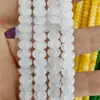 Cuentas de Ábaco Teñidas al Agua de 8x5 mm, Cuentas de Vidrio que No se Desvanecen, Cuentas Sueltas de Vidrio, Materiales para Joyería de Pulseras, Venta al por Mayor para Manualidades con Cuentas