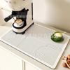 Tapete de Drenaje Impermeable de Barro Diatómico Coreano para Cocina, Manteles Individuales Absorbentes de Agua, Barra, Mostrador, Cuenco y Plato, Taza, Tapete de Secado sin Lavado, Aislamiento Térmico