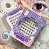 Caja de Regalo para Pestañas Postizas Transfronterizas Empaque Ocho Filas Yf60 Pestañas Individuales de Imitación Pestañas Postizas Delgadas Naturales Sin Pegamento