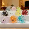 Novo Raposa de Nove Caudas Fofa Garrafa de Areia Movediça Acrílica Ornamento de Óleo Série de Brinquedos Tendência DIY Display de Mesa de Carro