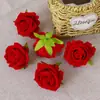Flores de Rosa Multicolor Tela Decoración de Boda Flores de Seda Materiales de Flores Artificiales Hecho a Mano DIY Ramillete Accesorios para el Peinado 18 Colores