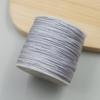 Una voluta de pulsera de pelo trenzado de mousse Un hilo de jade Pulsera tejida a mano DIY Colgante de collar Cordón para colgar Cuerda de mano Cuerda roja