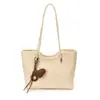 2026 Bolso Tote Casual de Textura Nueva Simple Tendencia de Moda Bolso de Gran Capacidad Color Sólido Personalidad Bolso de Hombro para Mujer