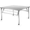 Mesa Dobrável de Aço Inoxidável Mesa de Jantar para Casa Dormitório Quarto de Aluguel Mesa de Jantar Mesa de Estudo para Escrita Barraca Portátil Li Zhiyou