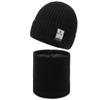 Di Sang Sa Diseño Original Otoño e Invierno Forrado de vellón Cálido Sombrero de Lana para Hombre a Prueba de Frío Ciclismo Cálido Tejido Sombrero con Protección para las Orejas