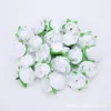 Cabezas de Flores de Rosa Artificiales de 4 cm Materiales para Manualidades Flores Falsas Flores Artificiales para Boda Decoración Floral Realista de Alta Gama