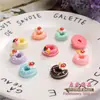 Resina de Liquidación Donut Simulación Comida Juguete Accesorios Hecho a Mano DIY Decoraciones para Funda de Teléfono Maceta Marco de Fotos Materiales de Decoración