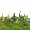 Decoração de Bolo de Aniversário Dinossauro Pequeno Fofo Argila Macia Fantasia Plug-in Tema Dinossauro Menino Bebê Ornamentos de Confeitaria
