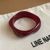Pulsera Cuadrada Irregular Retorcida de Acrílico Nicho de Gama Alta Pulsera para el Trabajo Pulsera de Moda y Exquisita para el Trabajo para Mujeres