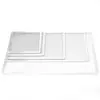 Rejilla Rectangular de Aleación de Aluminio para Hornear Pizza, Bandeja de Rejilla para Pizza Espesa Comercial, Equipo de Horneado Transpirable Universal para Hornos