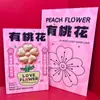 Envelopes de Dinheiro Dourados com Flores de Pessegueiro, Acessórios Fofos, Presentes para Namorada e Melhor Amiga, Presentes de Dia dos Namorados no Atacado