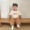 Ropa para Bebé Niño, Conjunto Dividido de Sudadera de Otoño, Nuevo Conjunto Elegante de Dos Piezas de Manga Larga para Bebés y Niños Pequeños para Salidas de Primavera y Otoño