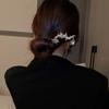 Lírio do vale franja strass rabo de peixe grampo de uma palavra bola redonda coque liga haste de cabelo novo estilo chinês garfo de cabelo feminino
