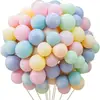 Set de Globos Transfronterizos de 10 pulgadas Set de Decoración de Cumpleaños Cadena de Globos Fiesta Boda Globos Macaron Retro Venta al por Mayor