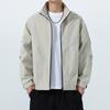 Nueva Chaqueta de Hombre para Primavera y Otoño Tendencia Versátil Ropa de Trabajo Superior Chaqueta Cortavientos con Cuello Alto de Otoño Ropa Ajustada para Hombre