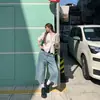 Novidades de Verão|Fotografia Diária|Peças Refrescantes em Jeans|Calça Cropped Wide-Leg Azul Claro Desgastada