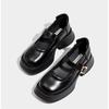 Zapatos de mujer con Mary Jane, 2023 nuevos tacones altos plataforma Lefu estilo preppy versátiles zapatos pequeños de cuero