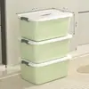 Caja de Almacenamiento Engrosada para Ropa, Juguetes, Snacks de Casa y Coche, Caja de Almacenamiento de Respaldo, Caja de Almacenamiento tipo Canasta de Plástico