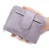 Nueva cartera corta para mujer, simple y de alta gama, cartera plegable con múltiples ranuras para tarjetas, monedero con cremallera, bolso de mano, tarjetero