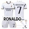 Camiseta de local del Real Madrid 2324: 10 Mbappé, 7 Vinicus, 5 Bellingham y Ronaldo. Camiseta de fútbol. Venta al por mayor transfronteriza.