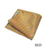 Pañuelo de Bolsillo para Traje de Hombre, Alta Densidad de 1200 Puntos, Seda Artificial, Accesorio para Traje, Pañuelo Jacquard, Bufanda Cuadrada, En Stock