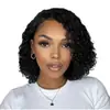 Comércio Exterior Europa e América Moda Renda Frontal Renda 13*4 Peruca de Renda África Venda Quente Cacho Pequeno Cacho de Aço Peruca de Cabelo Cacheado