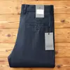 Calça Casual Masculina de Linho 100% Puro Estilo Fino Verão 2026, Luxo Leve, Confortável, Respirável, Absorvente de Suor, Perna Reta Longa