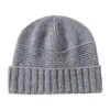 Cachemira 2026 Otoño/Invierno Nuevo Moda Unisex Versátil Simple Cálido Protección para Orejas Protección contra el Frío Gorro de Punto