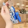 Chaveiro Criativo de Cachorro Robô Mecânico, Pingente Transformável de Cachorro Mecânico para Bolsa de Casal Acessório de Carro, Ornamento de Cachorro Robô