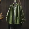 Chaqueta de Cuero PU con Cuello Alto y Doble Bolsillo para Mujer, Corte Holgado, Tallas Grandes, Estilo Primavera, Cardigan Versátil Casual Coreano tipo Baseball