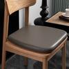 Cojín para Silla de Comedor de Herradura de Cuero Cojín de Cuero Espuma de Memoria Correa Antideslizante Silla de Madera Maciza Cojín de Asiento Suave Alfombrilla para el Trasero