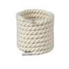 Cordones Redondos de Poliéster-Algodón Trenzados de Tres Hilos, un Par de Zapatos Casuales Versátiles, Zapatos Deportivos, Cordones de Algodón y Lino, un Par Blanco
